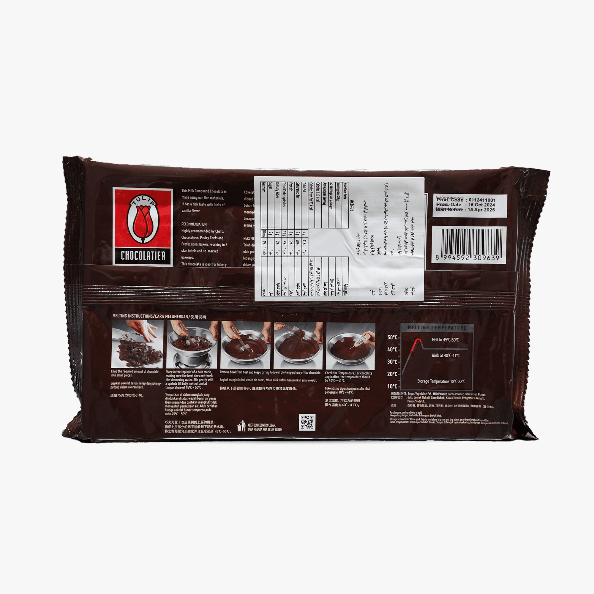 TULIP MILK COMPOUND CHOCOLATE